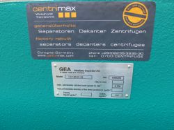 CA 150-01-33 GEA Westfalia Separator 2-fazowa wirówka dekantacyjna